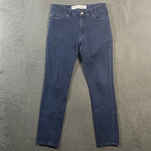 Barbell Apparel Jeans Mens 32 (Fits 30x32) Blue Athletic Fit Dark Wash Stretch - Picture 1 of 16